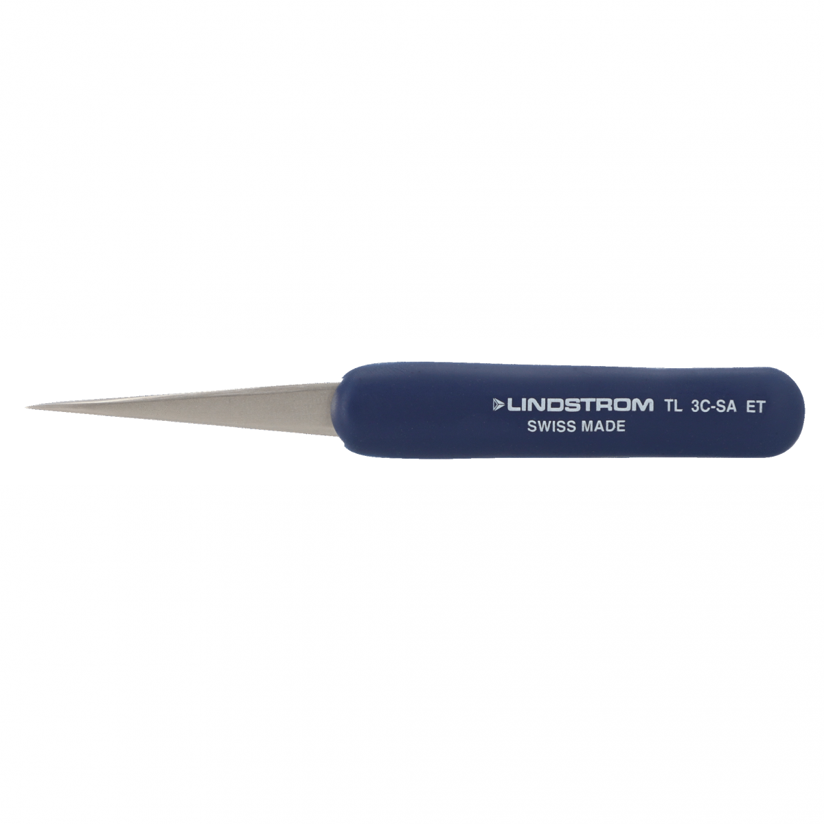 Lindström 不鏽鋼 ESD 安全人體工學鑷子 3C 型，附尖頭和細尖 TL3C-SA-ET - 商品圖 2